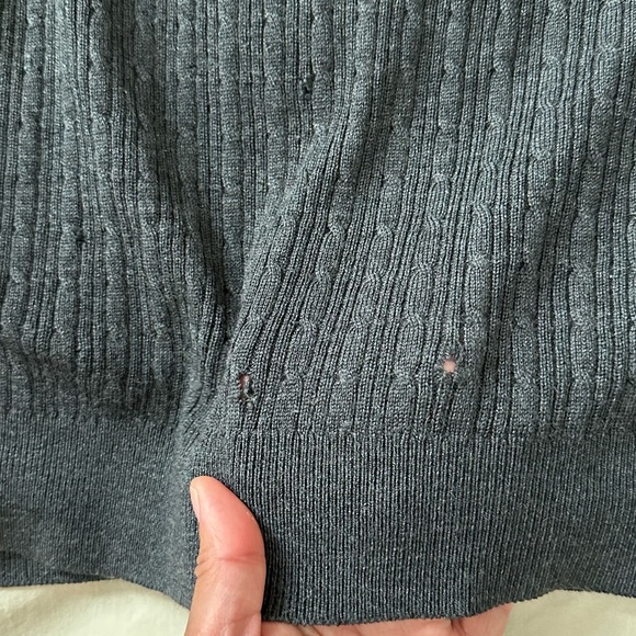 VINTAGE NORDSTROM Classic Merino Wool Sweater Vest Knit Vest Men's Size XL - Picture 6 of 7